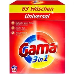 Порошок для прання Gama 3 в 1 Універсальний 4.98 кг