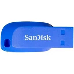 USB флеш накопитель SanDisk 64GB Cruzer Blade Electric Blue USB 2.0 (SDCZ50C-064G-B35BE)