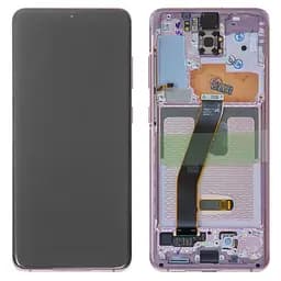 Дисплей Xiaomi Mi 8 Lite 6.26", синій, з рамкою, Оригінал (переклеєне скло), M1808D2TG
