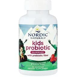 Пробіотики для дітей Nordic Naturals смак ягід 60 жувальних таблеток