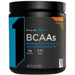 Аминокислота Rule 1 BCAA 30 порций Апельсин 222 грамм