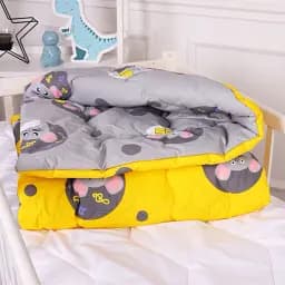 Набір антиалергенний MirSon зима Kids Time 20-0029 Funny mice 140x205 см бавовна: ковдра з подушкою (2200009664366) - мініатюра 4