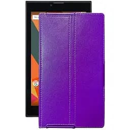 Чохол StatusCASE з екошкіри для планшету Bravis NB76 Фіолетовий