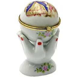 Шкатулка керамічна Руки 10х6х4.5 см