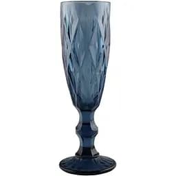 Келих для шампанського Versailles кварц синій 150 мл (127470)