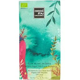 Шоколад чорний Chocolate Organiko Fleur de sel 70% 70 г (873229)