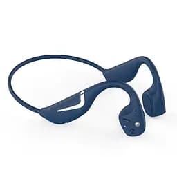 Беспроводные наушники с костной проводимостью Paramita DV68 с Bluetooth 5.3 и RGB-подсветкой Синий