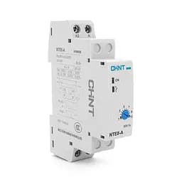Реле часу CHINT NTE8A015S, на DIN-рейку, затримка відключення-0.1с-5с, Ue/le: AC-15 240В/0,75А, -5°С~+40°С, 93х66,5х18,5 мм