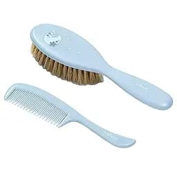 Щетка и расческа для волос BabyOno, голубая (567/04)