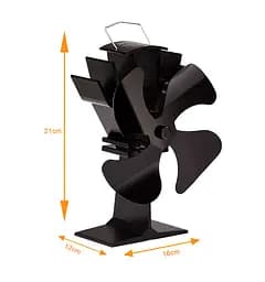 Вентилятор для печей і топок на тепловії енергії Eco fan Mini stove - мініатюра 2