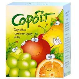 Харчовий замінник цукру Golden Pharm Сорбіт, порошок, 250 г