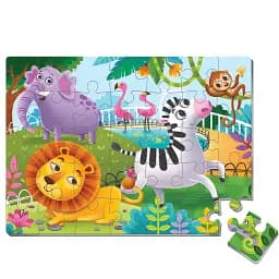 М’які пазли Vladi Toys Зоопарк 35 елементів VT1102-33 - мініатюра 2