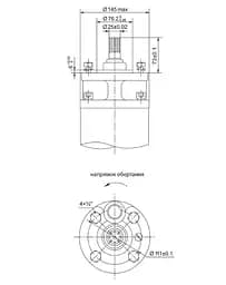 Насос відцентровий свердловинний DONGYIN 6SP60-9 380В 18.5кВт H 126(70)м Q 1300(1000)л/хв Ø145мм +пульт (з 3х частин) (7777663) - мініатюра 3