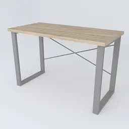 Письмовий стіл Ferrum-decor Драйв 750x1000x700 Сірий метал ДСП Дуб Сонома 32 мм (FRD-103369) - мініатюра 2