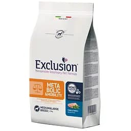Exclusion Metabolic & Mobility Medium & Large Breed зі свининою для середніх та великих порід собак для зменшення ваги та відновлення суглобів 2 кг