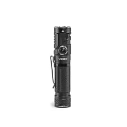 Ліхтар ручний Videx A232R, Black, 1000 Лм, 5000K, до 140 м, 8 режимів роботи, лінзи із загартованого скла, світлодіод Luminus SST20 / 2xSMD2835, акумулятор (Li-ion 18650 2200mAh), Type-C, IP66 (VLF-A232R) - мініатюра 3
