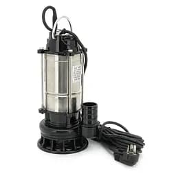 Занурювальний насос 550W 220V до 6 м³/год підйом до 9 м 40 мм нержавіюча сталь 400х180х180 мм 6,1 кг + перехідник