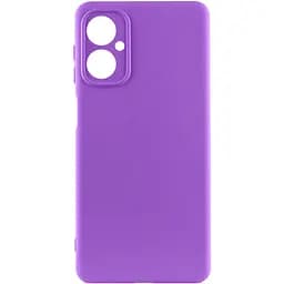 Чехол Silicone Cover Lakshmi Full Camera (A) для TECNO Spark 9 Pro (KH7n) Фиолетовый / Purple