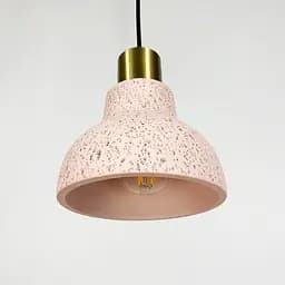 Підвіс Terrazzo Toco із рожевим бетонним плафоном в стилі Ар-деко Line.F MJ 167/1 RED - мініатюра 2