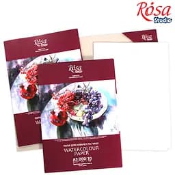 Папка для акварелі Натюрморт А3 (29,7х42см) 200г/м2 10л Дрібне зерно ROSA Studio - мініатюра 4
