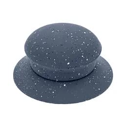 Ручка для кришки каструлі сковороди кругла керамічна, Мед Сірий 85610