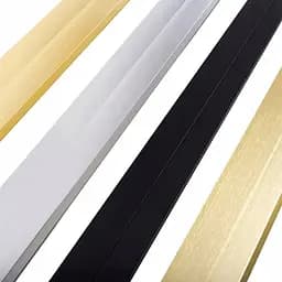 Шторка для ванни Rea Fabian 100 brushed gold розсувна REA-K6527, Універсальна, прозорий, золотий - мініатюра 7