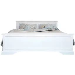 Ліжко двоспальне Гербор Клео 160 без основи під матрац 160x200 см Білий (GRB-1179)