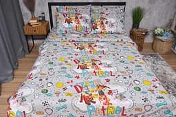 Комплект постельного белья Moon&Star Бязь Gold Люкс Dream Patrol полуторный 143х210 наволочки 2х40х60