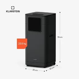 Портативний кондиціонер Klarstein Breeze Box 9K — 9000 БТЕ, інтелектуальний застосунок Б/в - мініатюра 2