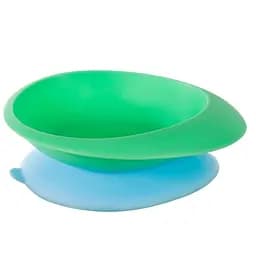 Мисочка з основою-присоскою Baboo, від 6 міс., зелена (9-032)