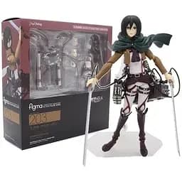 Фігурка Figm Фігм Attack on Titan Атака Титанів Mikasa Ackerman Мікаса Аккерман 15 см Figm203