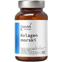 Препарат для суглобів і зв'язок OstroVit Pharma Marine Collagen, 60 капсул