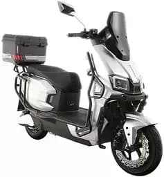 Електроскутер Двомісний Crosser V1 (2000W, 72V/23Ah) +Кофр-багажник Білий