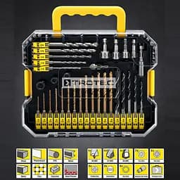 Набір біт і свердел Trotec 49 pieces Hexagon Shank Drill and Bit Set (6200001160) - мініатюра 17