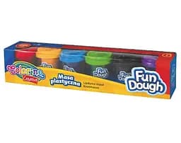 Маса для ліплення Colorino Стандарт, 6 кольорів (32049PTR)