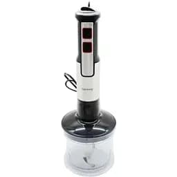 Многофункциональный погружной блендер Rainberg RB 2296 на подставке 6в1, 1200Вт Черный/Серый