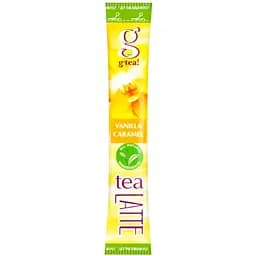 Напій G'tea! Tea Latte Ванільна карамель на основі екстракту чорного чаю 10 г