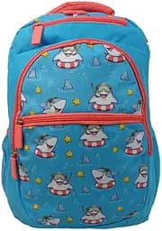 Рюкзак шкільний Riciclo Schulrucksack 19 л 41x30x13 см поліестер блакитний (акули) - мініатюра 3
