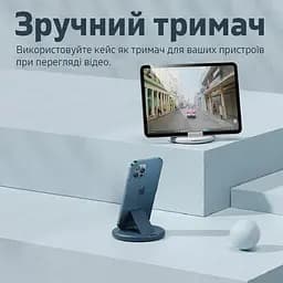 Набір перехідників 6в1 для телефону з кабелем для заряджання Remax Wanbo Series RC-190 Білий - мініатюра 9
