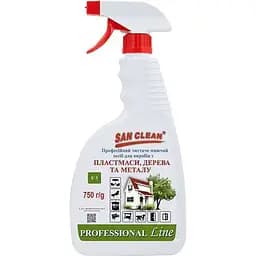 Средство моющее San Clean Prof Line для изделий из дерева и металла 750 г