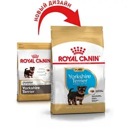 Сухий корм Royal Canin Yorkshire Terrier Puppy для цуценят з м'ясом птиці та рисом 0.5 кг - мініатюра 2