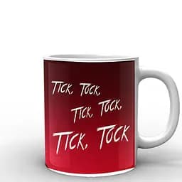 Кухоль GeekLand Шерлок Холмс Sherlock MORIARTY TICK TOCK SH.002.03 330 мл білий