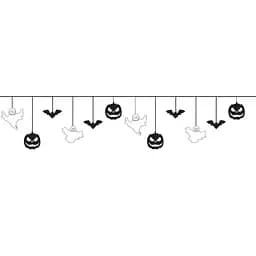 Гирлянда бумажная фигурная Yes! Fun Halloween mix, 3 м (801187)