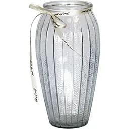 Ваза для цветов Crystal Ritz стеклянная 26 см (83240425-24_YBCG-240425)