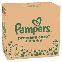 Підгузники Pampers Premium Care Newborn №1 (2-5 кг) 156 шт. - мініатюра 2