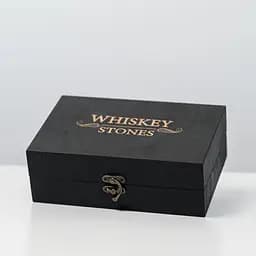 Подарунковий набір Whiskey Stones "Сталевий" чорний - 6 сталевих кубиків для охолодження віскі - мініатюра 11