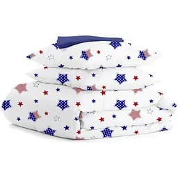 Комплект постільної білизни Cosas Star america dark blue Полуторний синій (StarAmerica_El-DBlue_160)