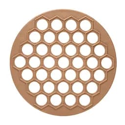 Пластикова пельменниця (форма для приготування пельменів) Ø26 см Жовтогарячий, Kitchette Помаранчевий 86637