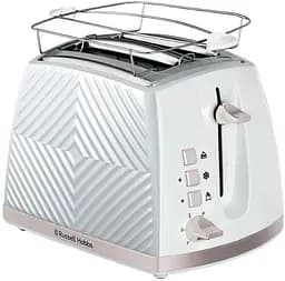 Тостер GrooWe 2 Slice 850Вт, підігрів, розморож., пластик, білий Russell Hobbs kuh0014883 - мініатюра 2