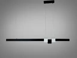 Сучасний підвісний LED світильник Diasha 7528/1000BK, чорний, 121 см, 28 W, 0-10 м2 - мініатюра 3
